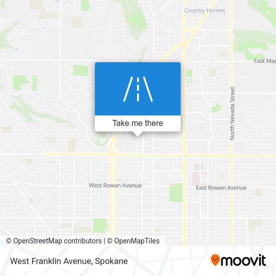 West Franklin Avenue map