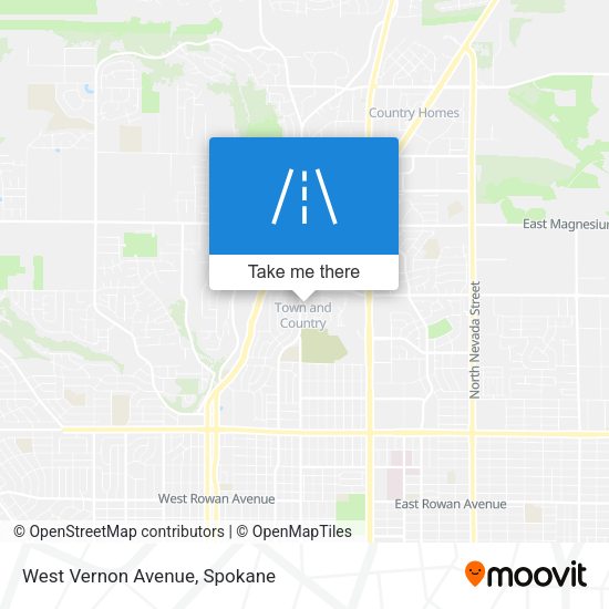 Mapa de West Vernon Avenue