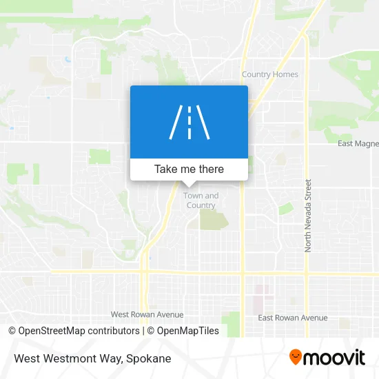 West Westmont Way map