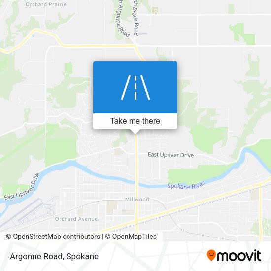 Mapa de Argonne Road