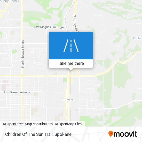 Children Of The Sun Trail map