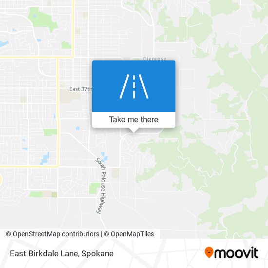 East Birkdale Lane map