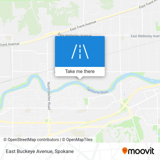 Mapa de East Buckeye Avenue
