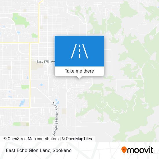 East Echo Glen Lane map
