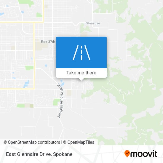Mapa de East Glennaire Drive