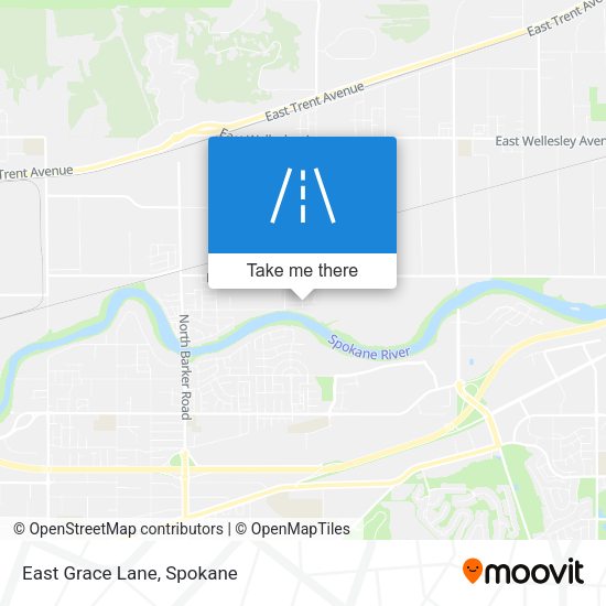 Mapa de East Grace Lane