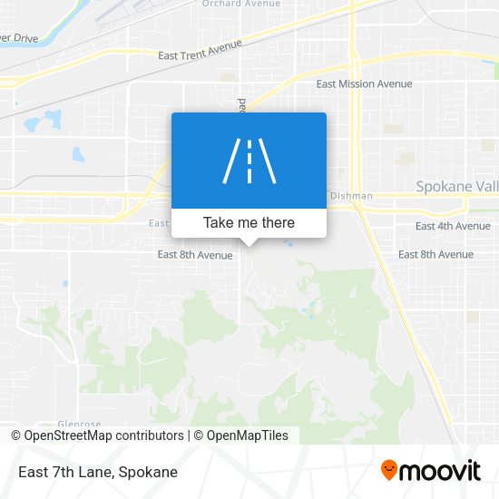 Mapa de East 7th Lane