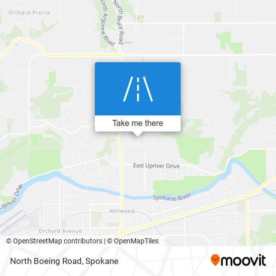 North Boeing Road map