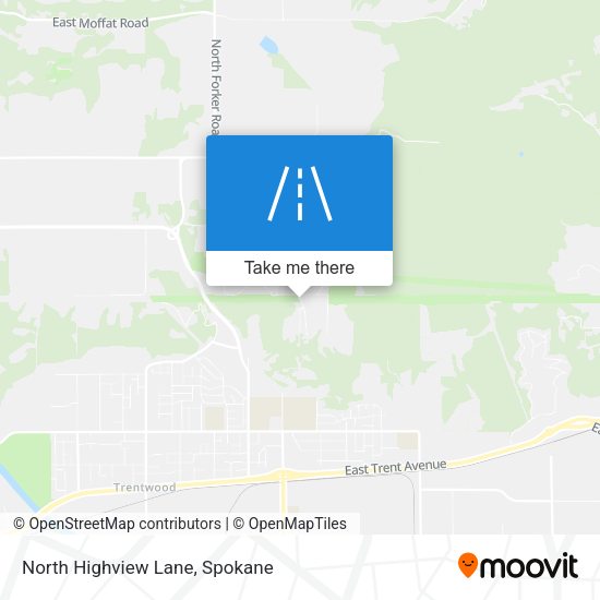 North Highview Lane map