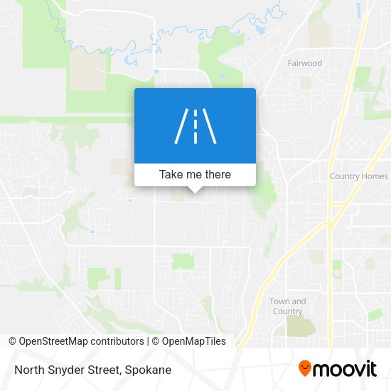North Snyder Street map