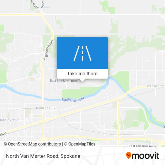 North Van Marter Road map