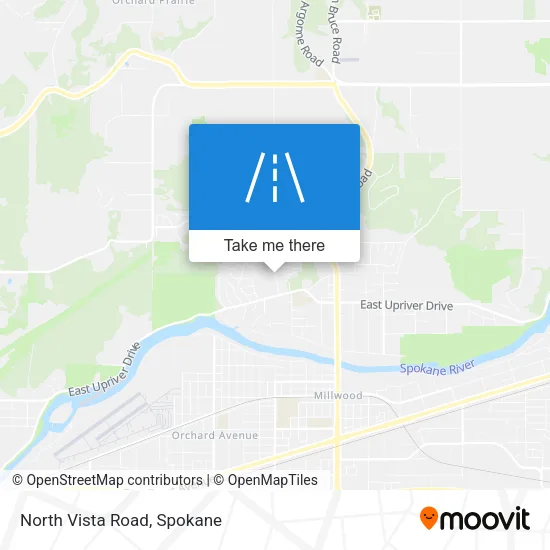 North Vista Road map