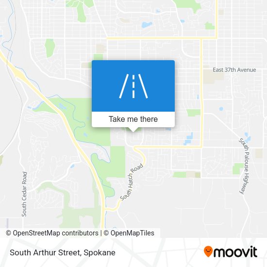 South Arthur Street map