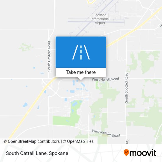 Mapa de South Cattail Lane