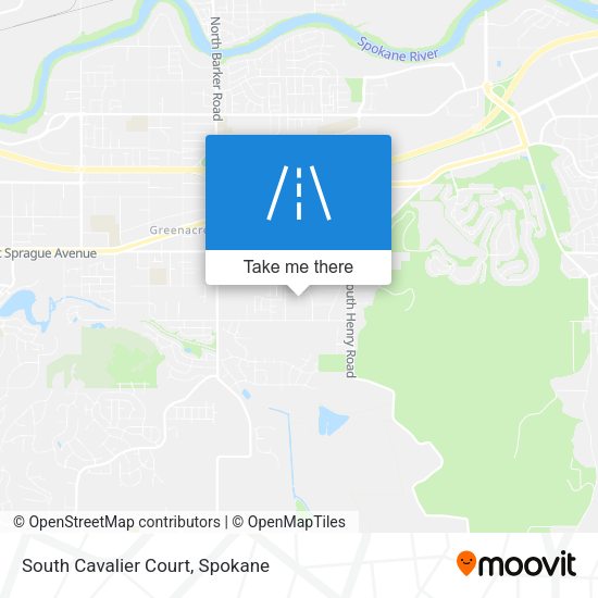 South Cavalier Court map