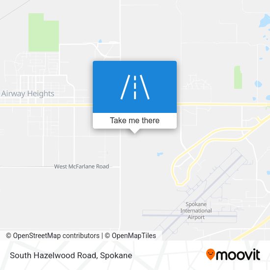 South Hazelwood Road map