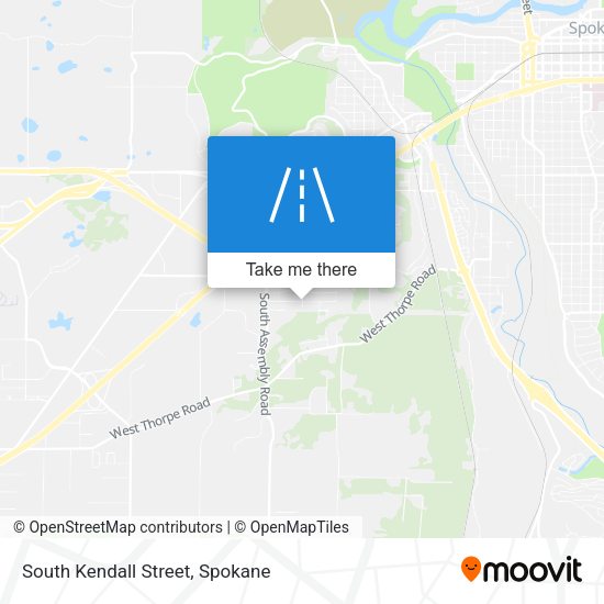 South Kendall Street map