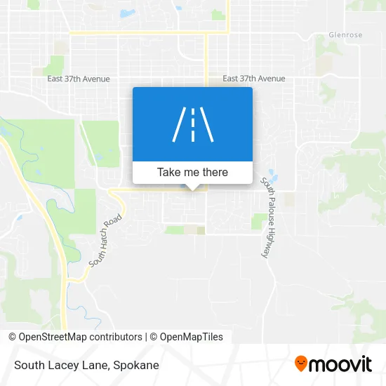 South Lacey Lane map