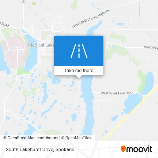 South Lakehurst Drive map