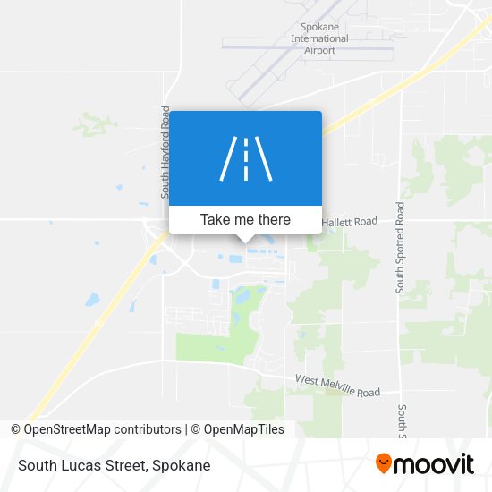 Mapa de South Lucas Street