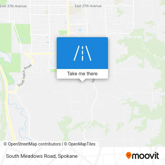 South Meadows Road map