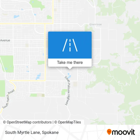 South Myrtle Lane map
