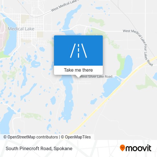 South Pinecroft Road map