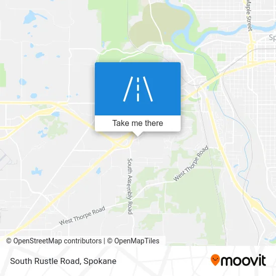 South Rustle Road map