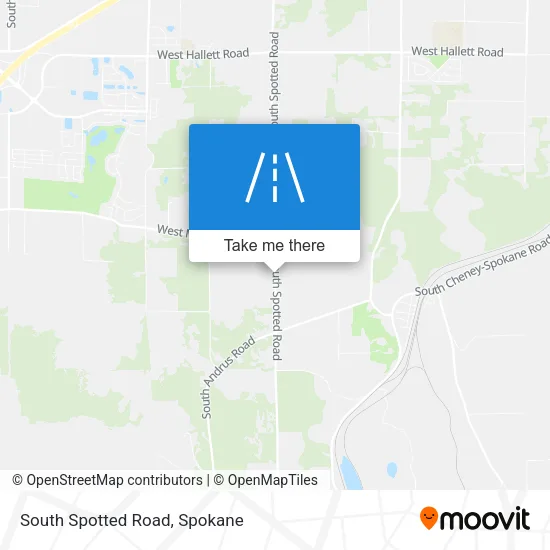 South Spotted Road map