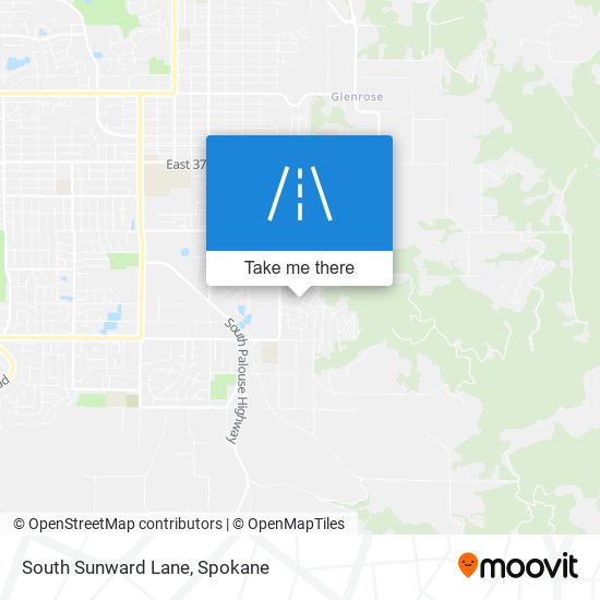 South Sunward Lane map