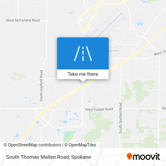 South Thomas Mallen Road map