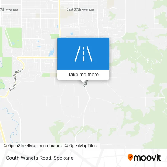 South Waneta Road map