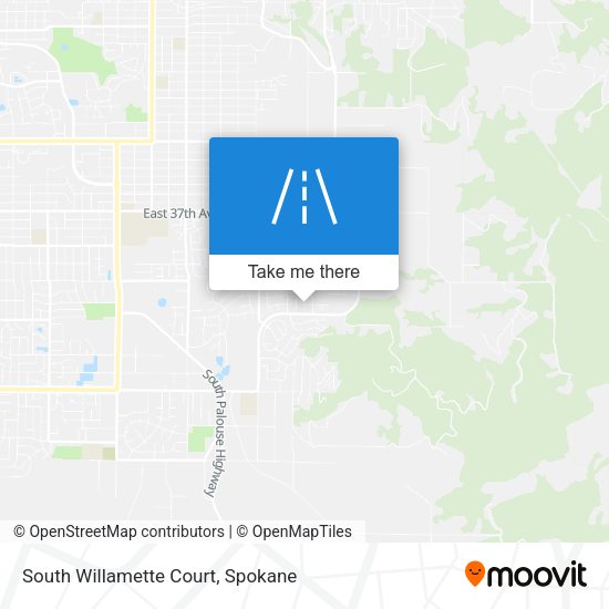 South Willamette Court map