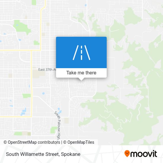 Mapa de South Willamette Street