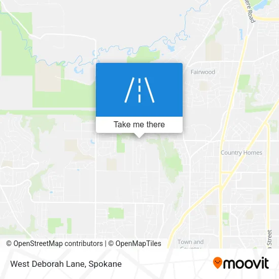West Deborah Lane map
