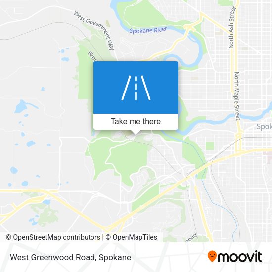 Mapa de West Greenwood Road