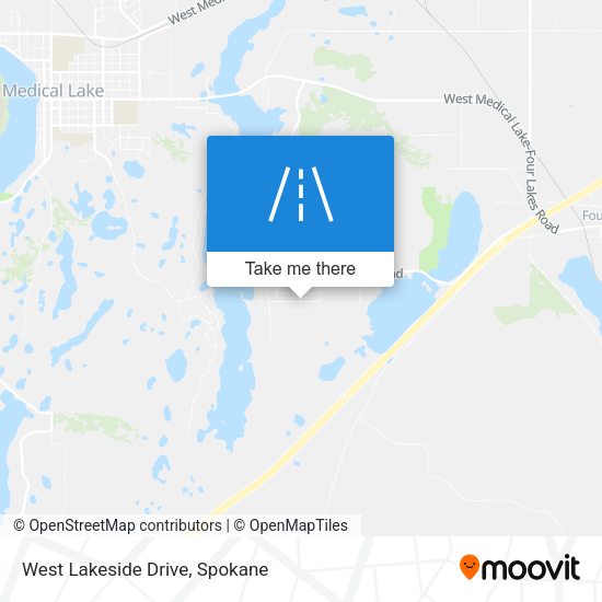 Mapa de West Lakeside Drive