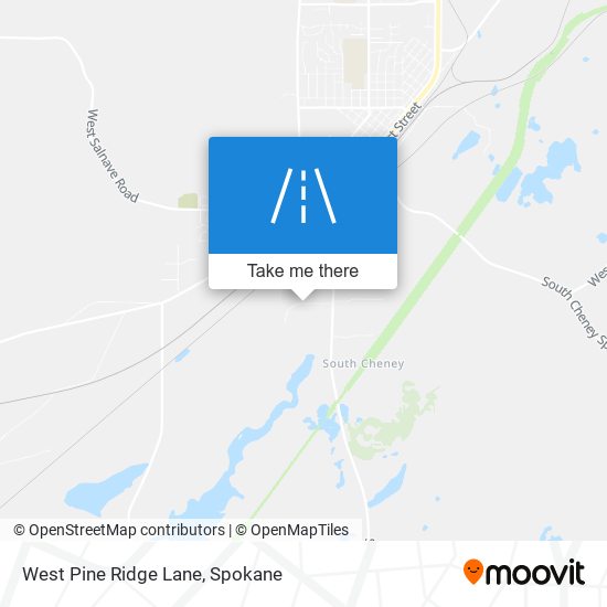 West Pine Ridge Lane map