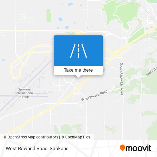 West Rowand Road map