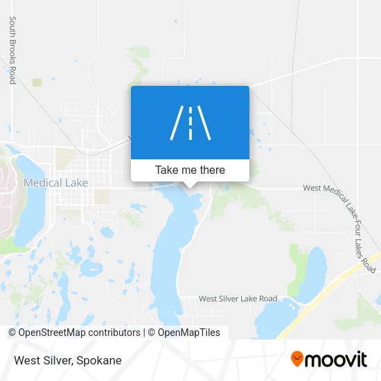 West Silver map