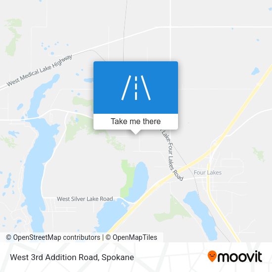 West 3rd Addition Road map