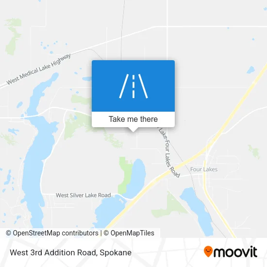 West 3rd Addition Road map