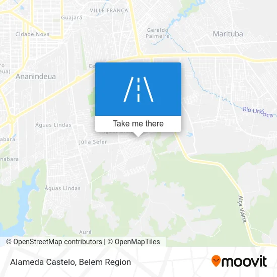 Alameda Castelo map