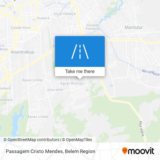 Passagem Cristo Mendes map