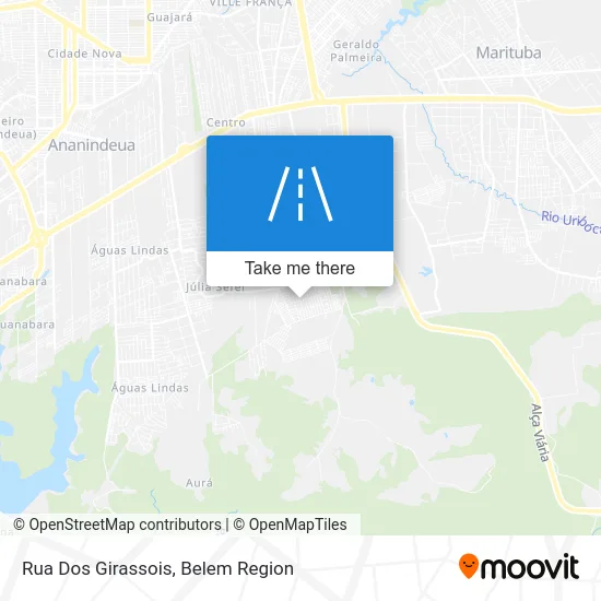 Rua Dos Girassois map