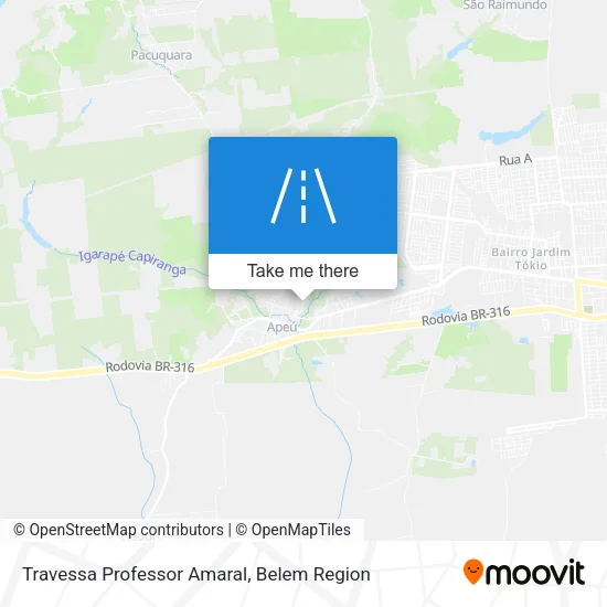 Travessa Professor Amaral map