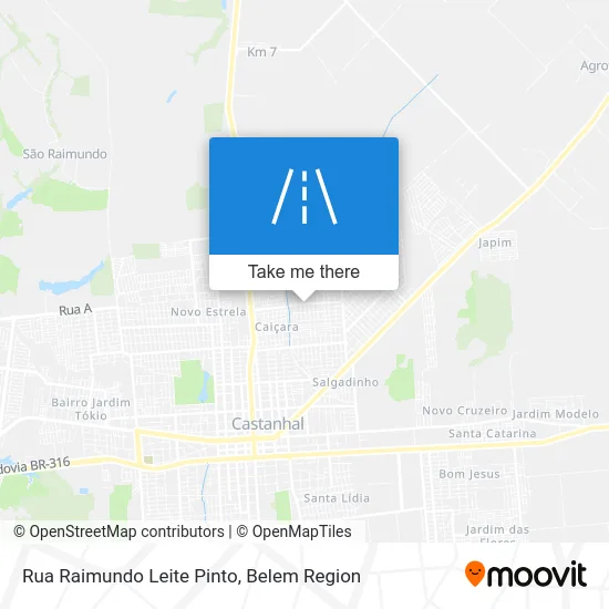 Rua Raimundo Leite Pinto map