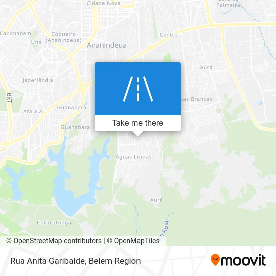Rua Anita Garibalde map