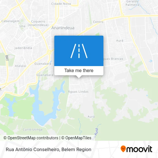 Rua Antônio Conselheiro map