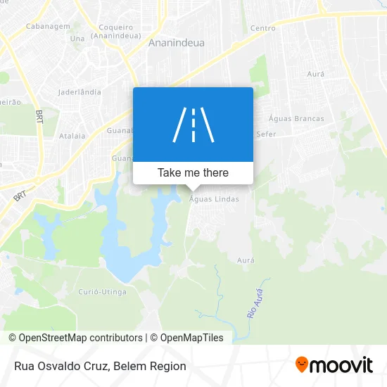 Rua Osvaldo Cruz map